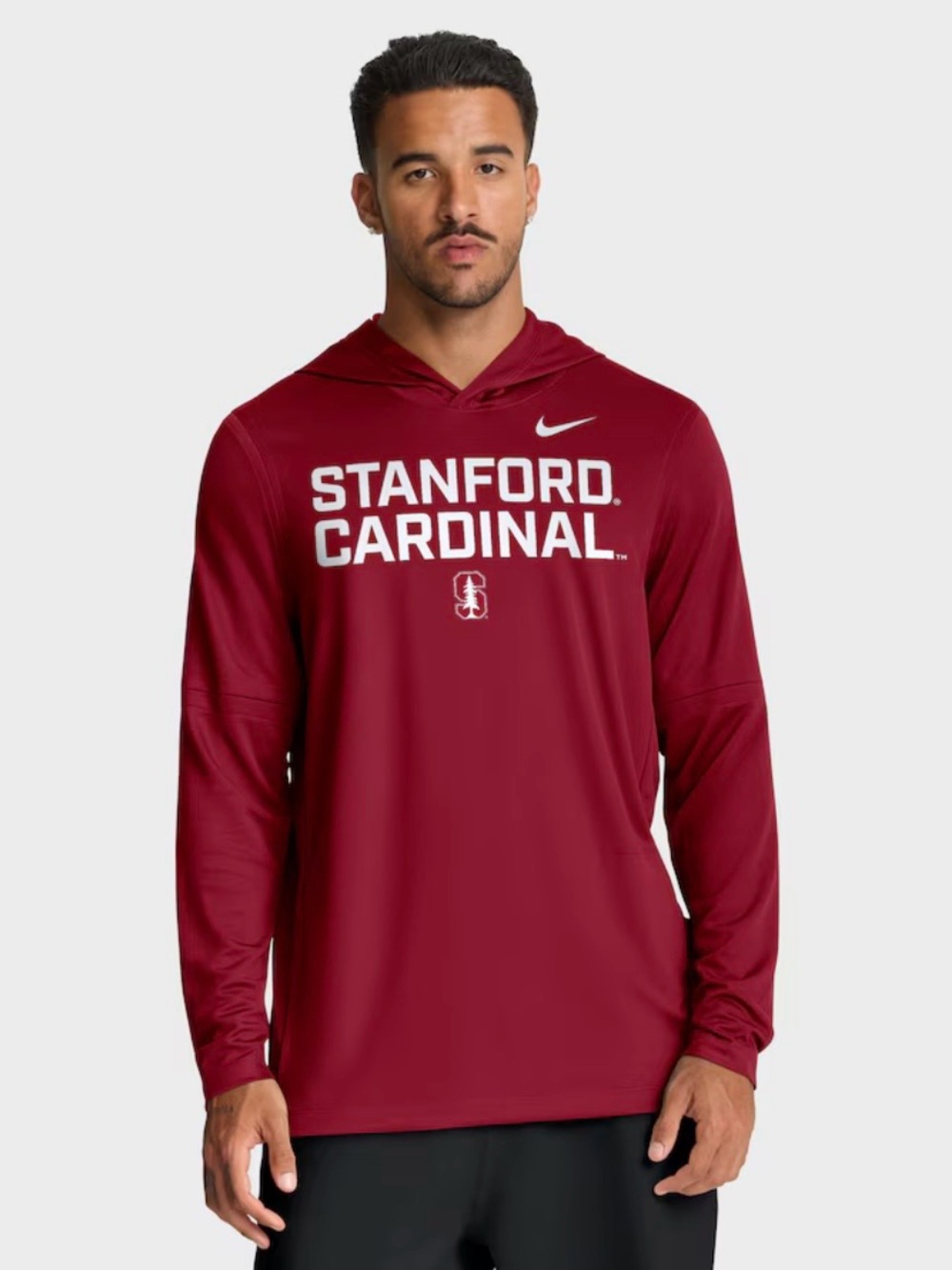 Nike Stanford Cardinal Lightweight Performance Long-Sleeve Hoodie